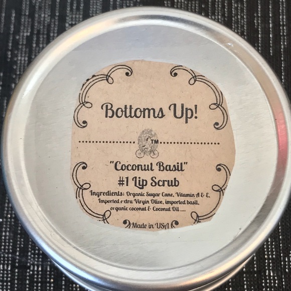 “Bottom’s Up” #1 Coconut basil lip scrub large - Picture 4 of 6